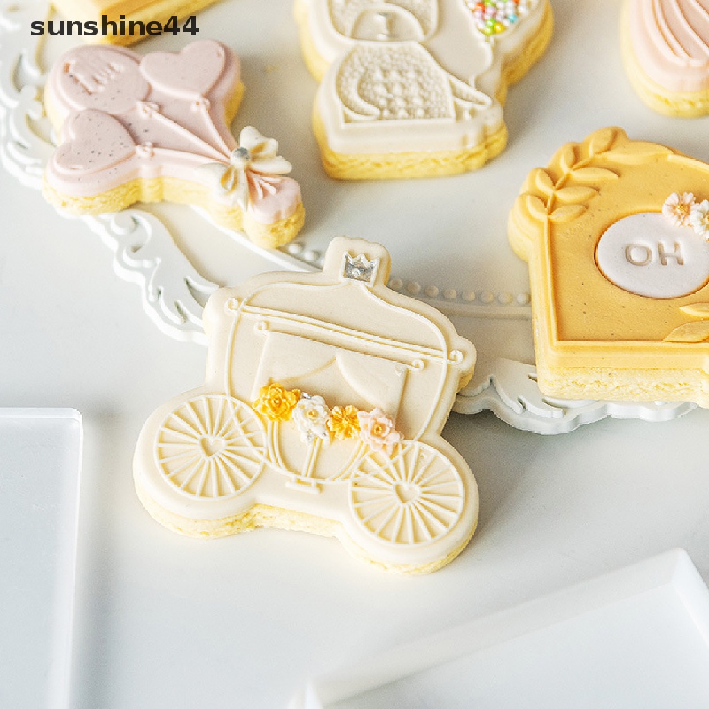 Sunshine Cetakan Emboss Fondant Kue Bentuk Bayi Bahan Akrilik