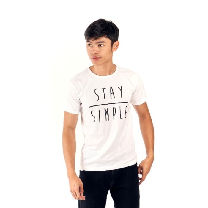 Baju distro pria / kaos distro / kaos polos / kaos oblong / kaos cowo - Abu-abu