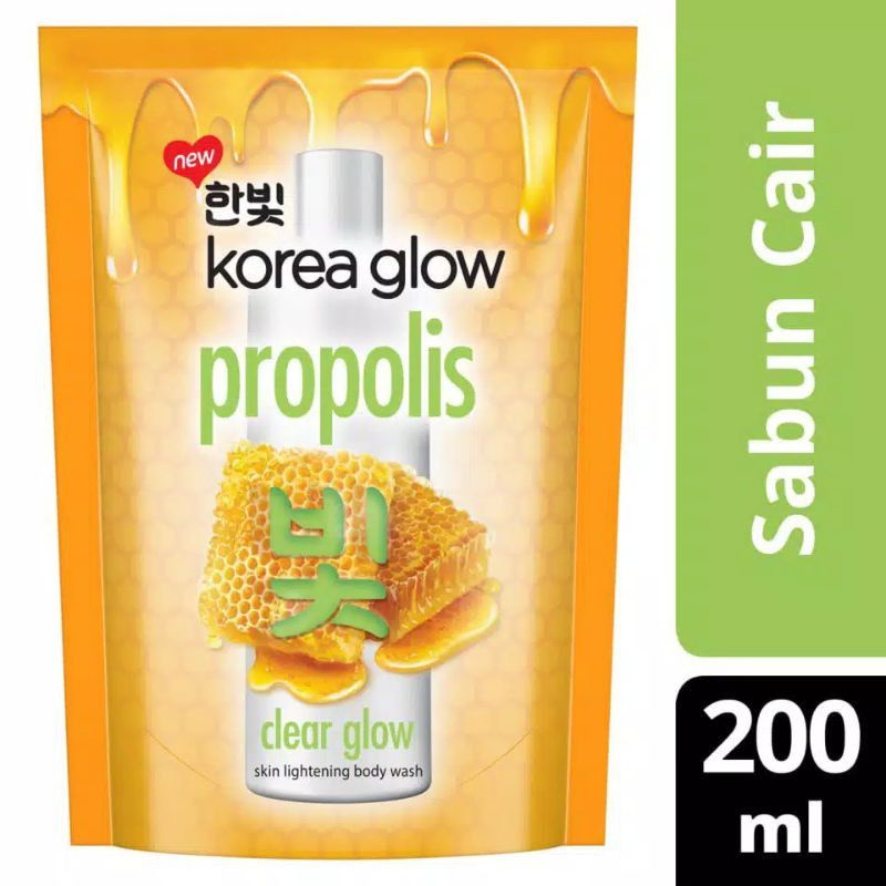 Jual KOREA GLOW BODY WASH PROPOLIS REFILL 200ML Shopee Indonesia