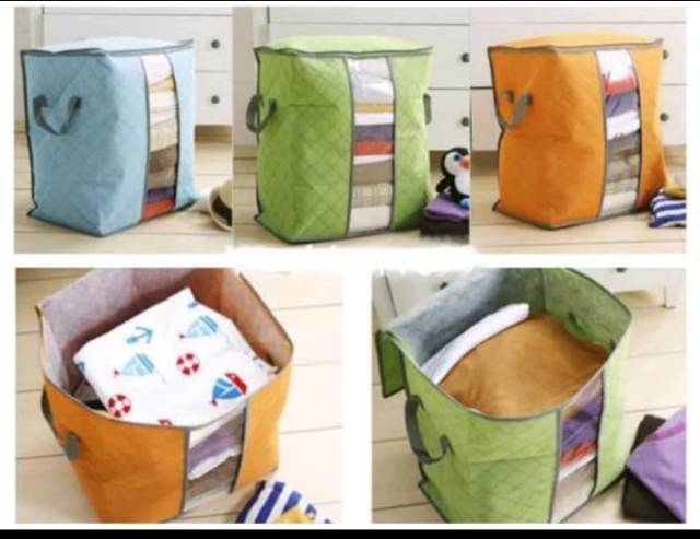 EM Storage Bag Selimut Baju Organizer Bagl