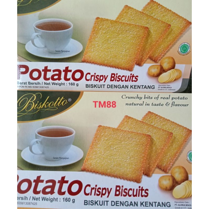 

POTATO CRISPY BISCUITS/BISKUIT DENGAN KENTANG BISKOTTO