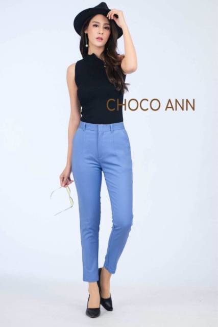 CELANA PANJANG CHOCO ANN ZIPPER DEPAN (CLCCD02)