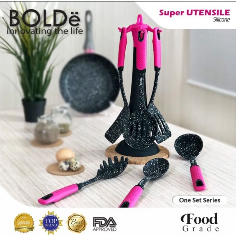 Spatula Set Silikon BOLDe - Super Utensile Silicone - Sutil - Sodet