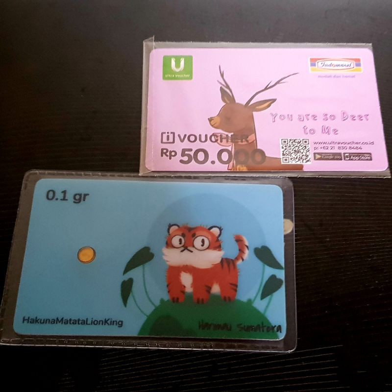 Emas Mini + Voucher Indomaret