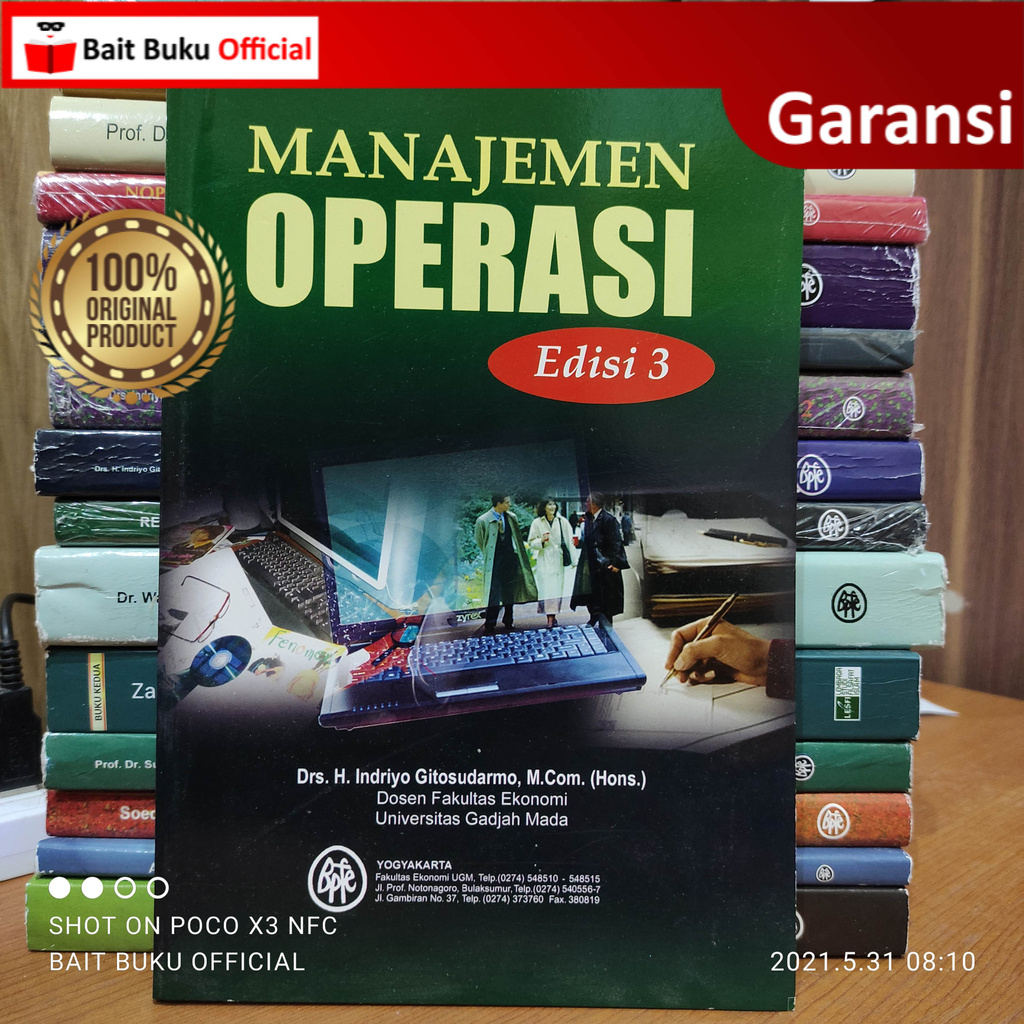 Jual Manajemen Operasi Edisi 3 | Shopee Indonesia