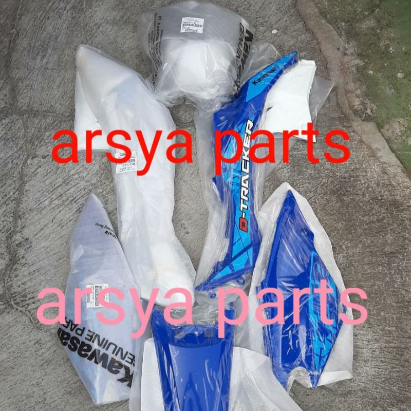cover body bodi fullset full set biru dtracker dtraker dt new 150 bf original