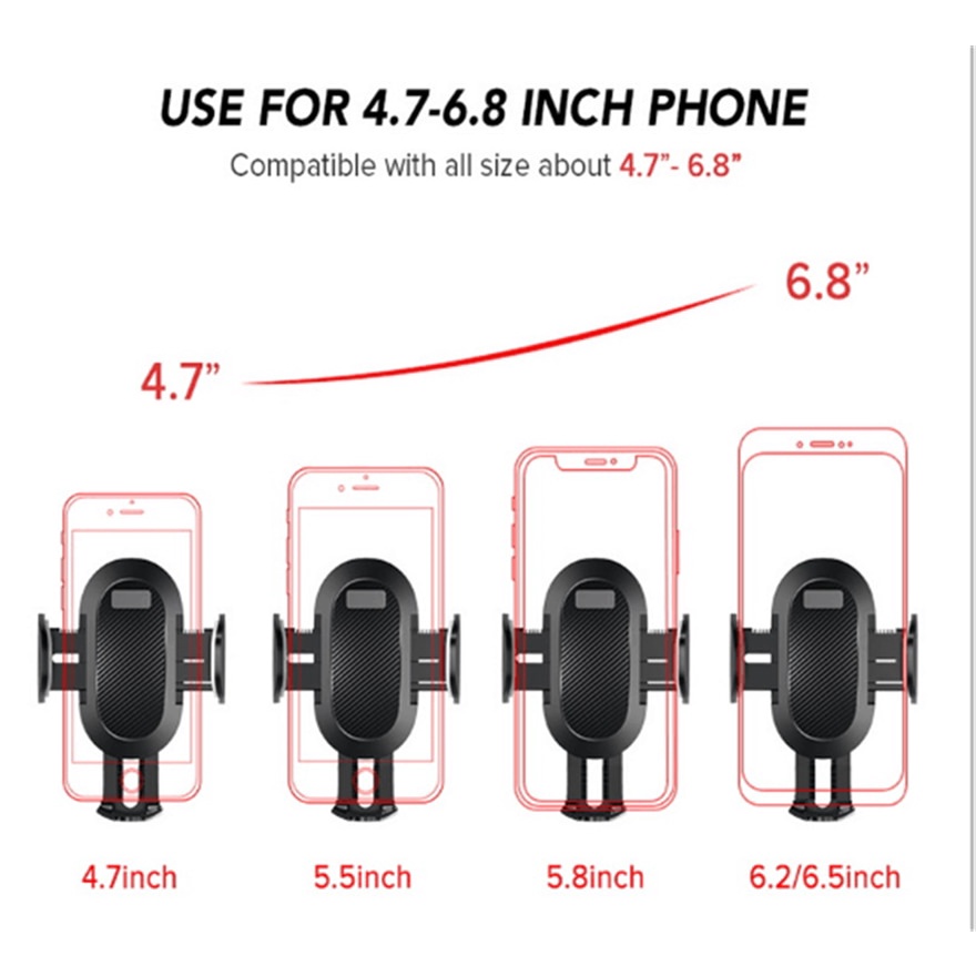 Chuker stand holder smartphone Dengan Kop Perekat Untuk Kaca Depan Mobil