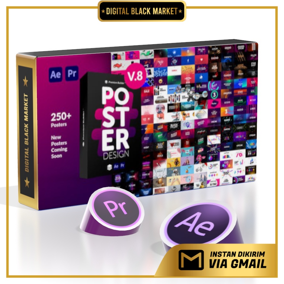 Premium Builder - Posters V7  - Premiere Pro &amp; After Effect (Extension)