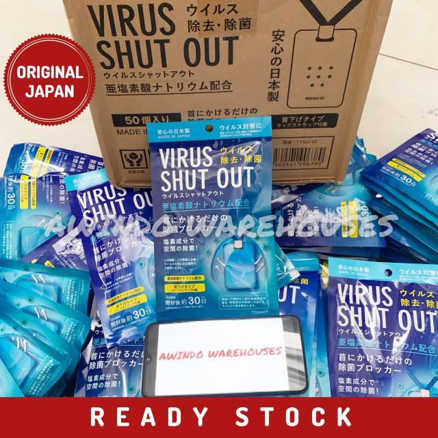 VIRUS SHUT OUT JAPAN KALUNG ANTI VIRUS SHUT OUT TOAMIT JAPAN ORIGINAL