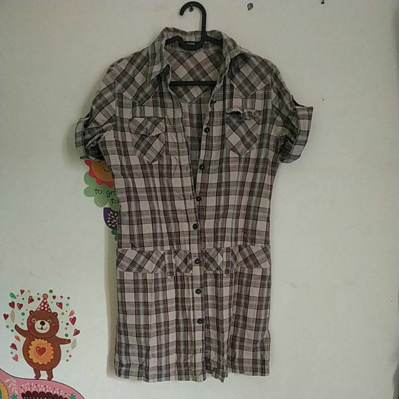 Preloved Mini Dress Tartan