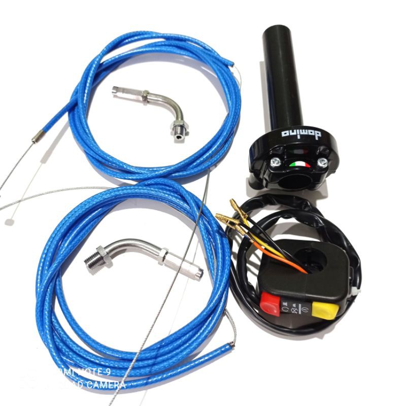 SELONGSONG GAS SPONTAN DM PLUS L KABEL SAKLAR / BIRU