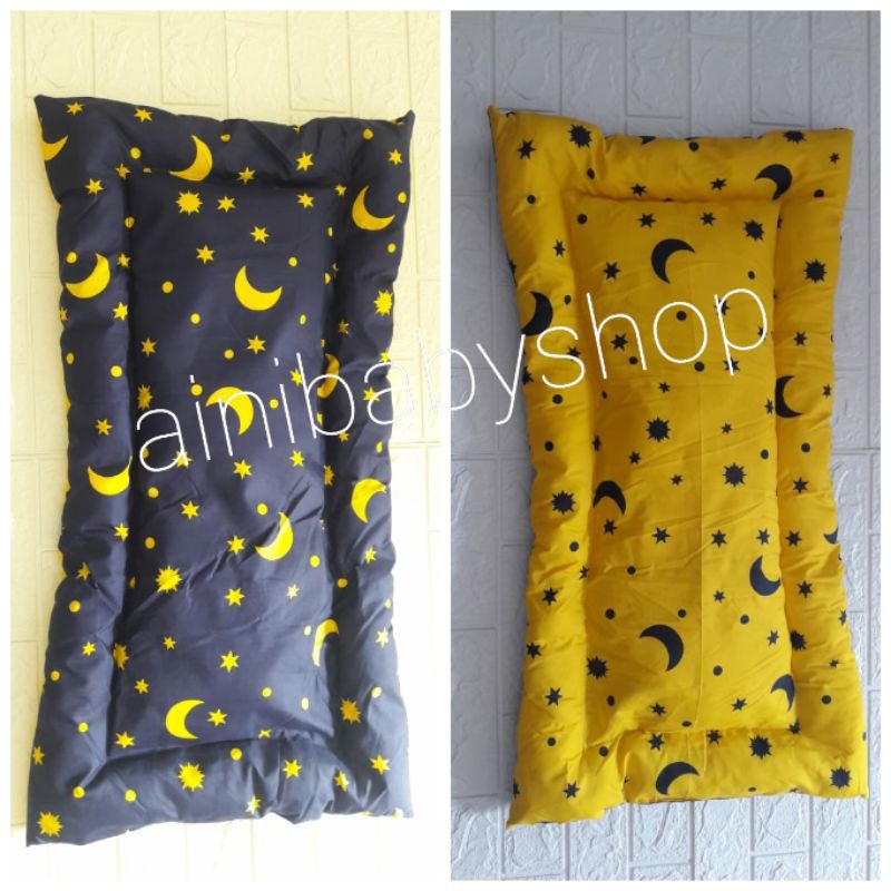 ALAS KASUR AYUNAN KARAKTER-BB Biru/Kuning