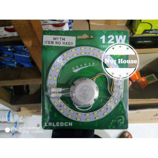 lampu led plafon refil isi ulang lampu plafon led 12 watt 3 warna 3 nyala