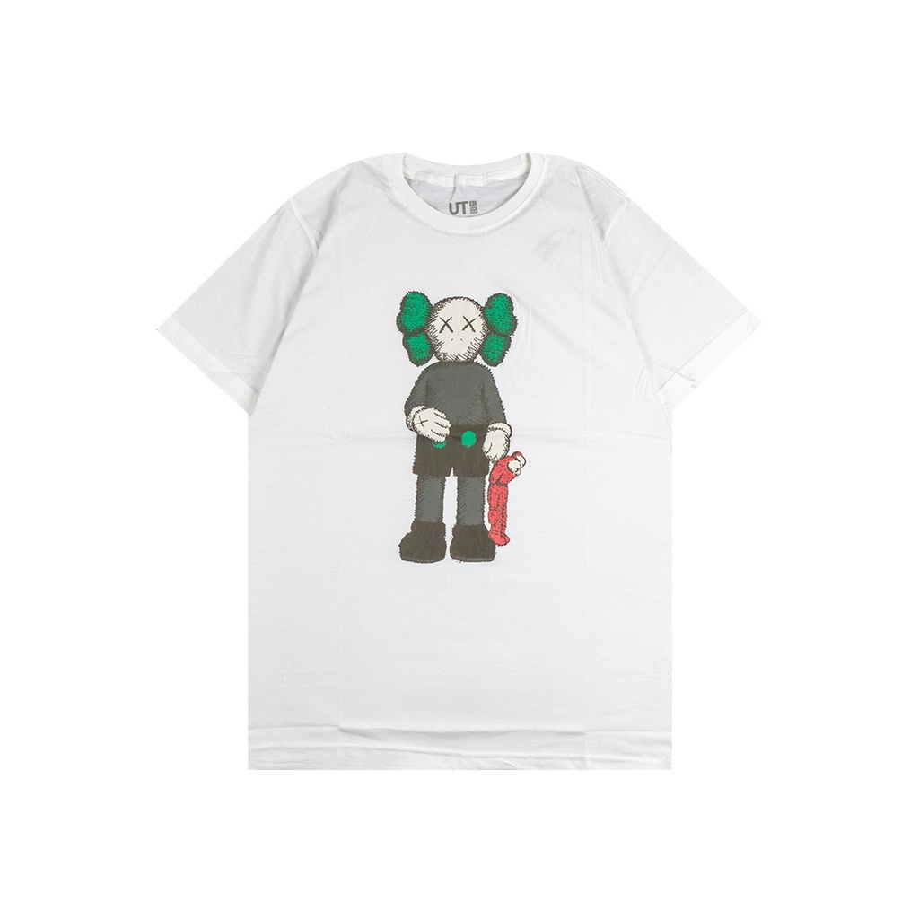 KAOS UNIQLO x KAWS FULL TAG / Kaos Distro Graphic Tee Baju Tshirt Uniqlo Tee
