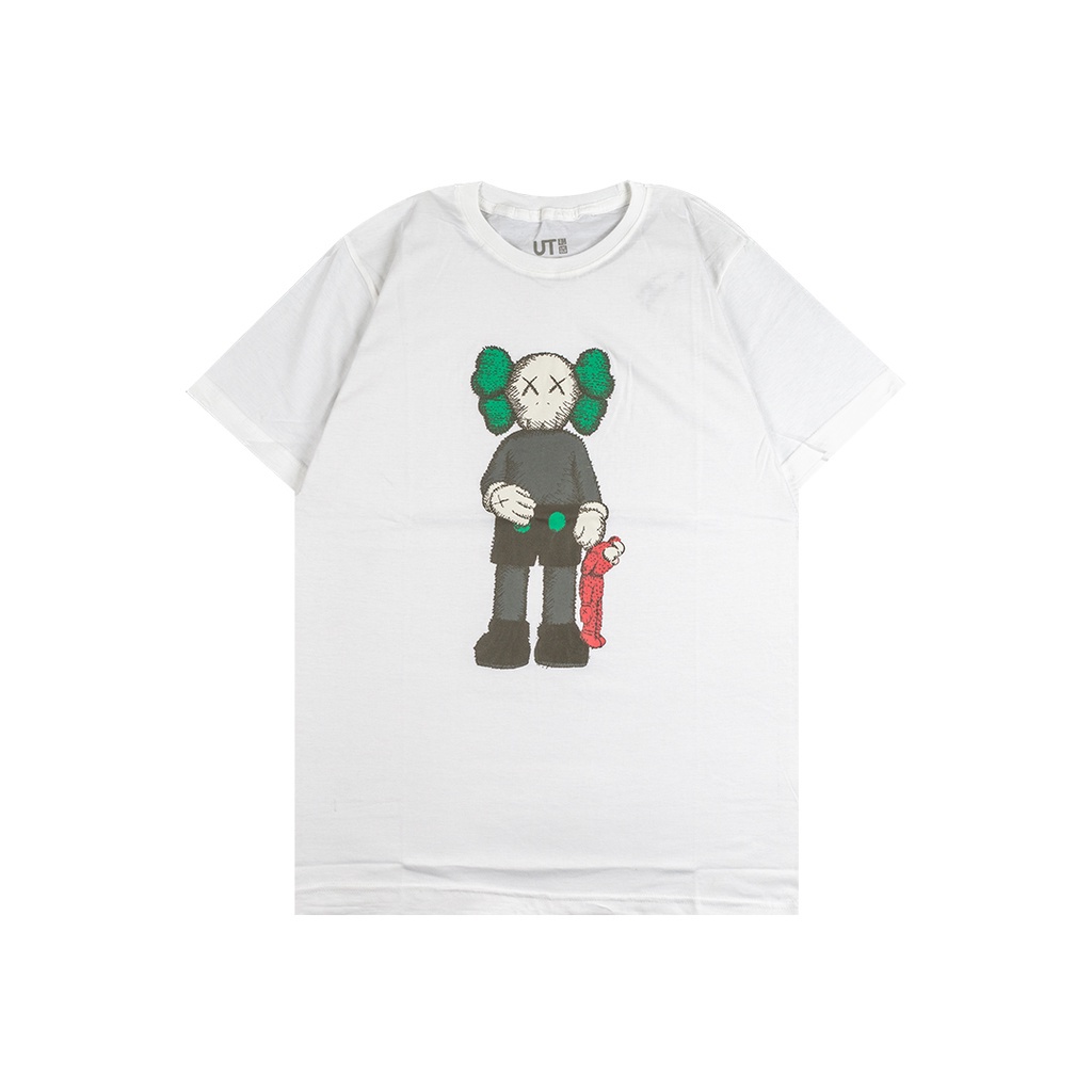 KAOS UNIQLO x KAWS FULL TAG / Kaos Distro Graphic Tee Baju Tshirt Uniqlo Tee