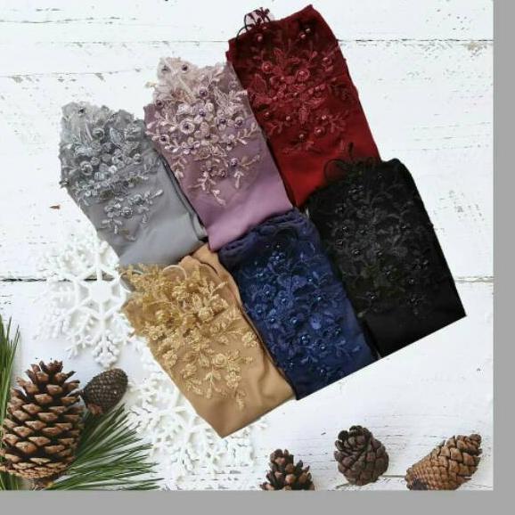 ❉Terkini✺ Manset Tangan Wanita Muslimah Handsock Akad Walimahan Aisywa - Handsock Rajut | Handsock R