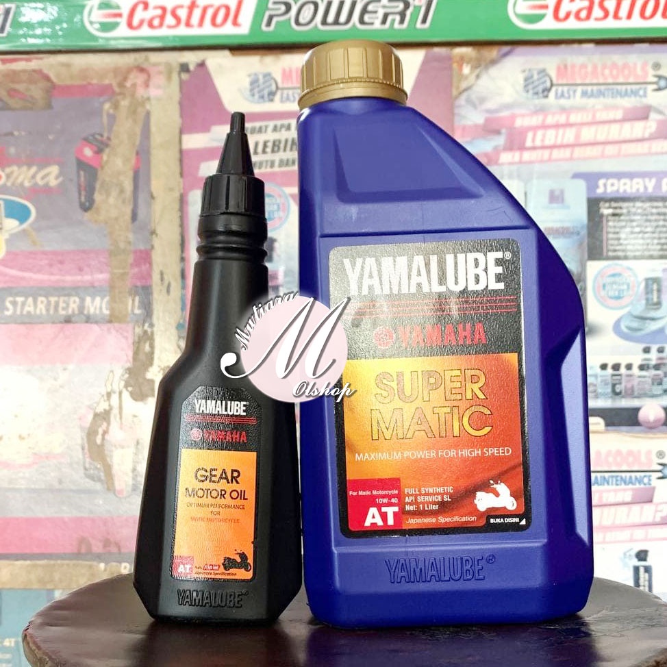 Oli Yamalube Super Matic + Oli Gardan 150 ML/ Paket Hemat Oli Nmax
