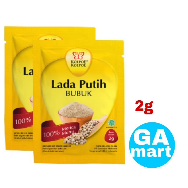 

KOEPOE KOEPOE LADA PUTIH BUBUK 10PCS @2G