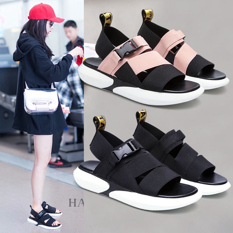 Sepatu Sandal  Wanita  Gaya Model Korea  Casual Musim Panas 