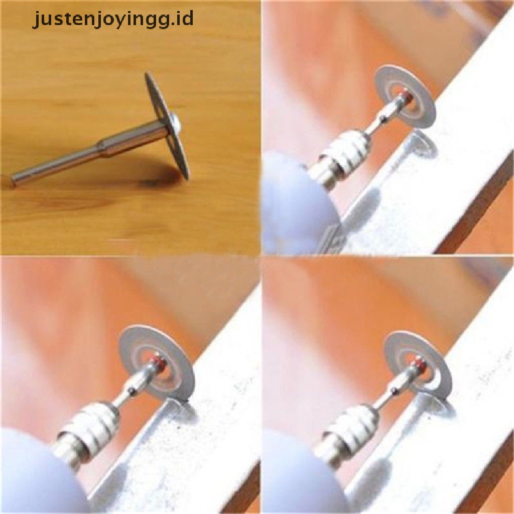 5 PCS Mata Bor Pemotong Berlian Ukuran 22mm Dengan 1 Mandrel Untuk Dremel