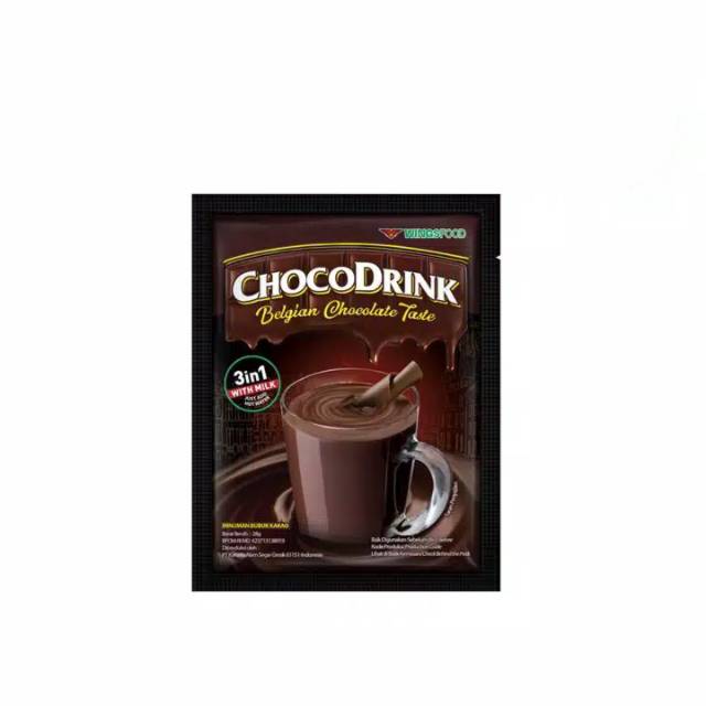 

Chocodrink Belgian chocolate minuman coklat sachet 28 gram