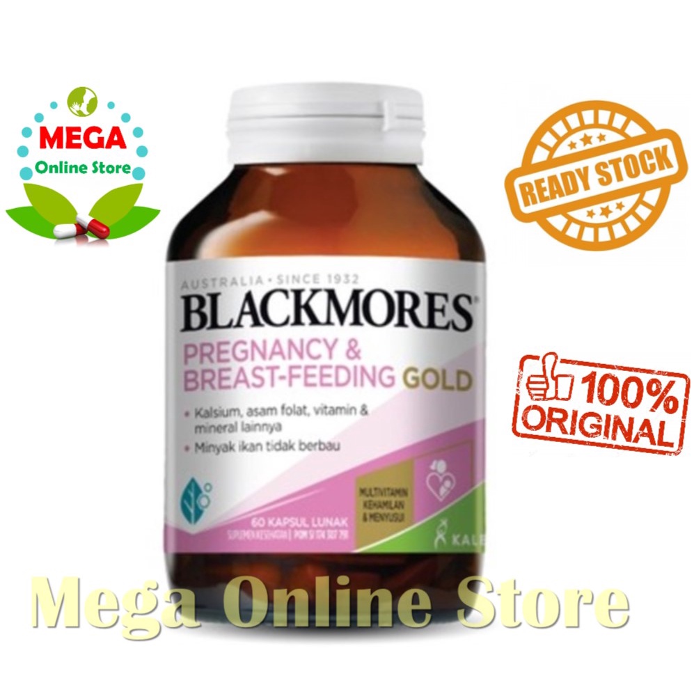 BPOM KALBE BLACKMORES PREGNANCY AND BREASTFEEDING GOLD - 60 KAPSUL