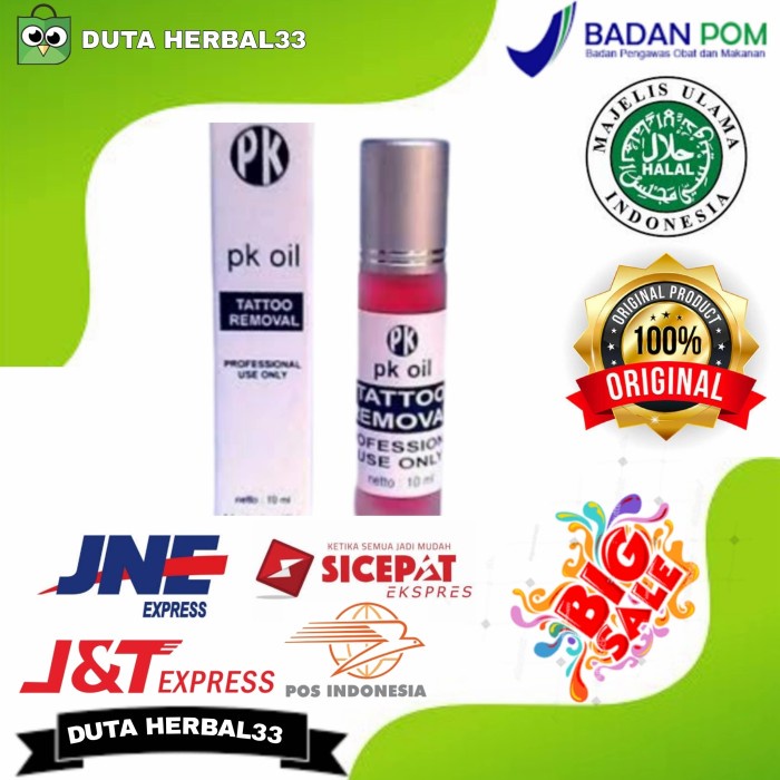 

Pk Oil Tattoo Removal Asli Obat Penghapus Tattoo Asli Original 100%
