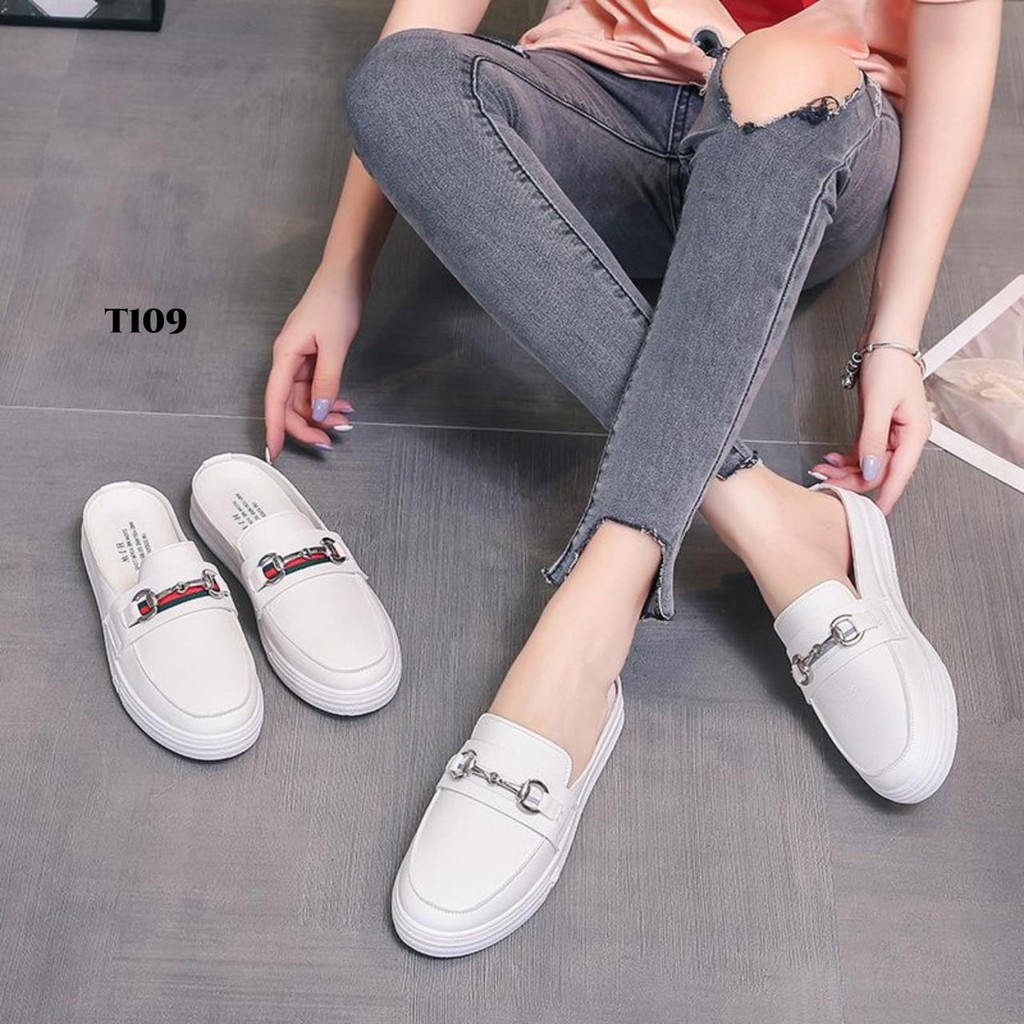 RESTOCK PRF SNEAKERS SLOP FASHION KOREA NYAMAN DI KAKI MODEL KOREA STYLISH T109