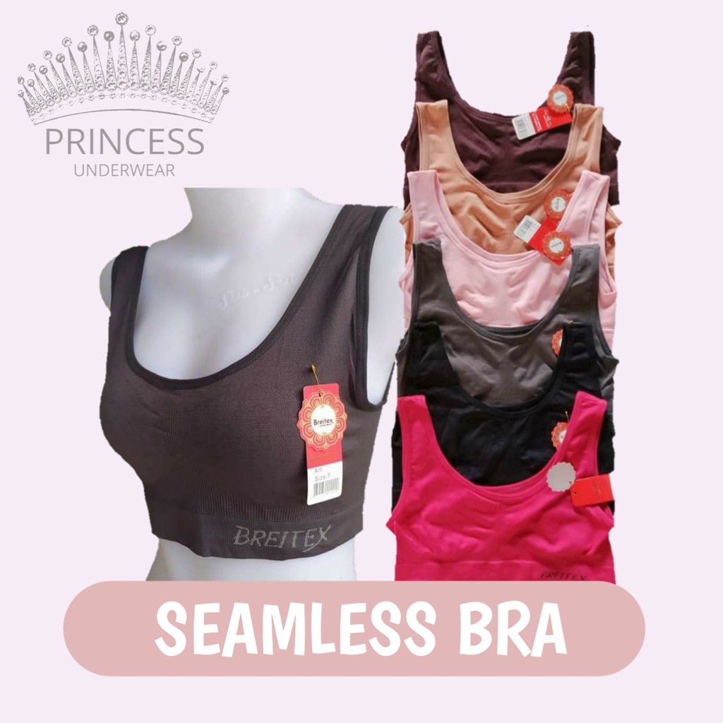 [ Princess Underwear ] SATUAN Seamless Bra Breitex BH instan Cantik