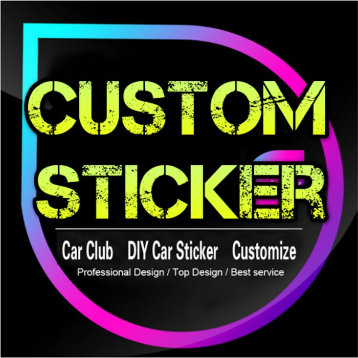 

READY STOCK CUSTOM STICKER