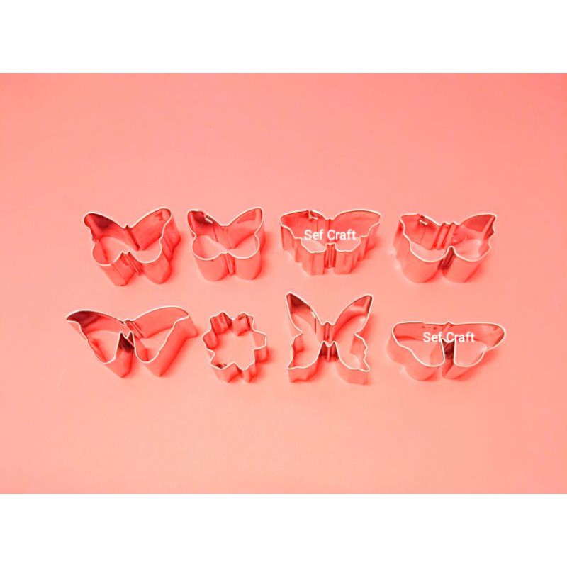 

Butterflys stainless cutter 8 / set Import