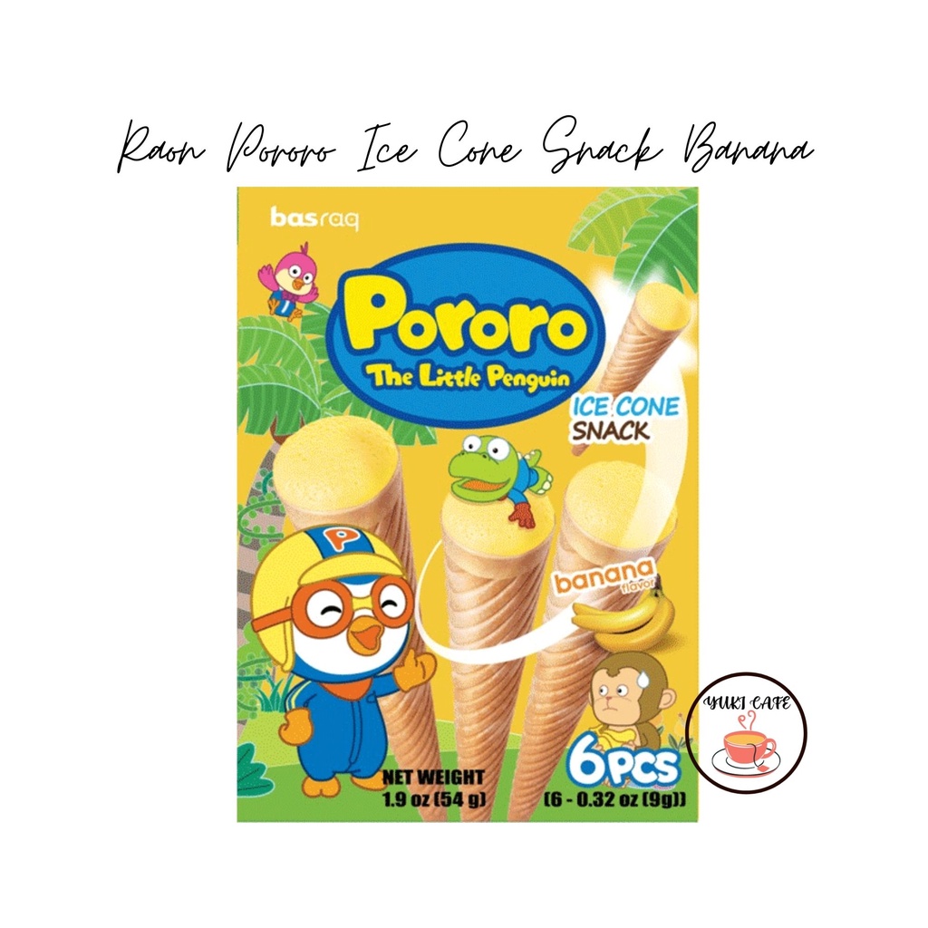 

CAMILAN - RAON PORORO ICE CONE SNACK BANANA