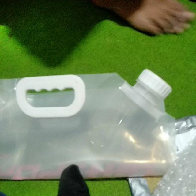Jerigen Lipat 5 Liter - Kantong Air Lipat Camping Hiking Portabel 5 Liter