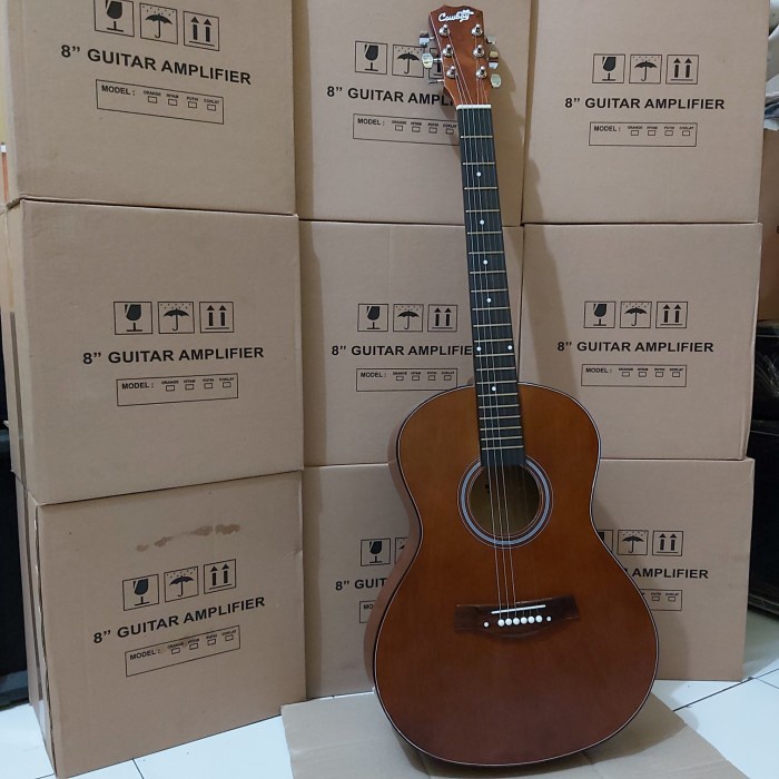 SALE gitar akustik cowboy tanam besi custom - Gitar+Pik