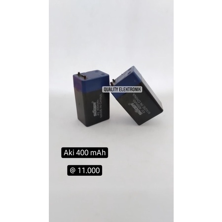 AKI KECIL 400MAh 4volt SUOER