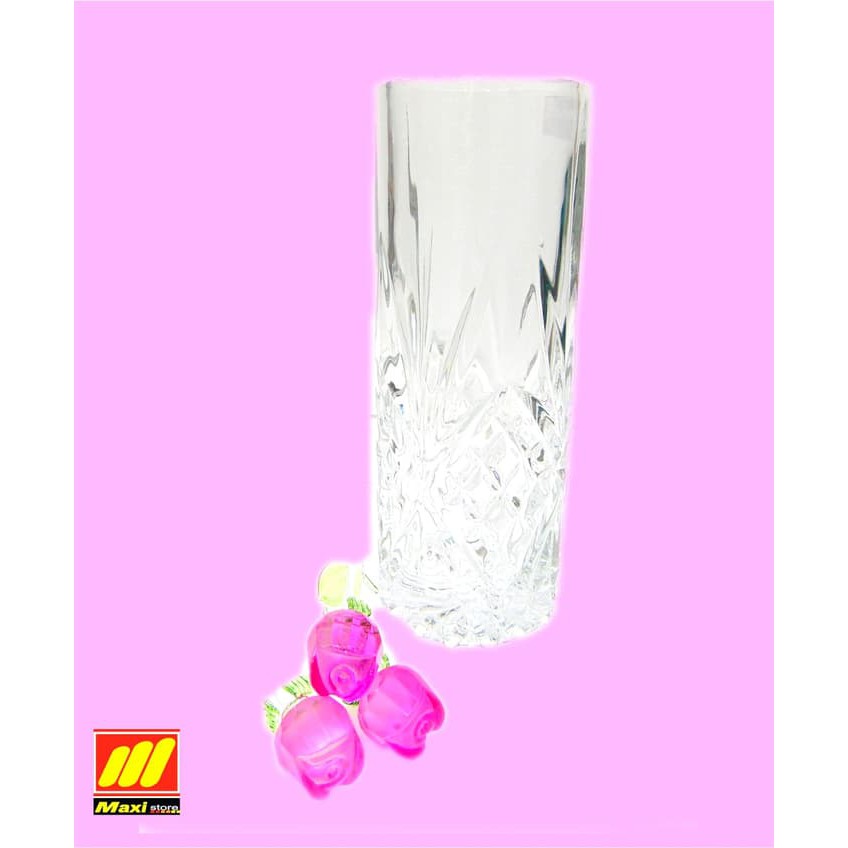 Vas gelas sedang / vas kaca/ vas bunga/ vas kaca warna - Maxistore