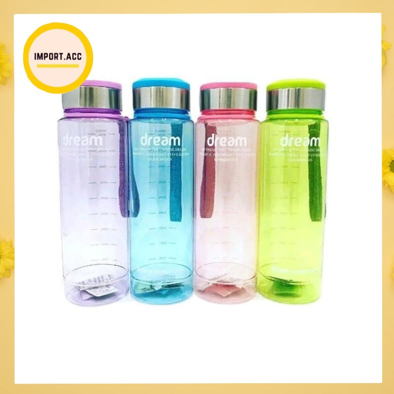 Botol Minum Sporty Dream 1 Liter BPA FREE [Import]