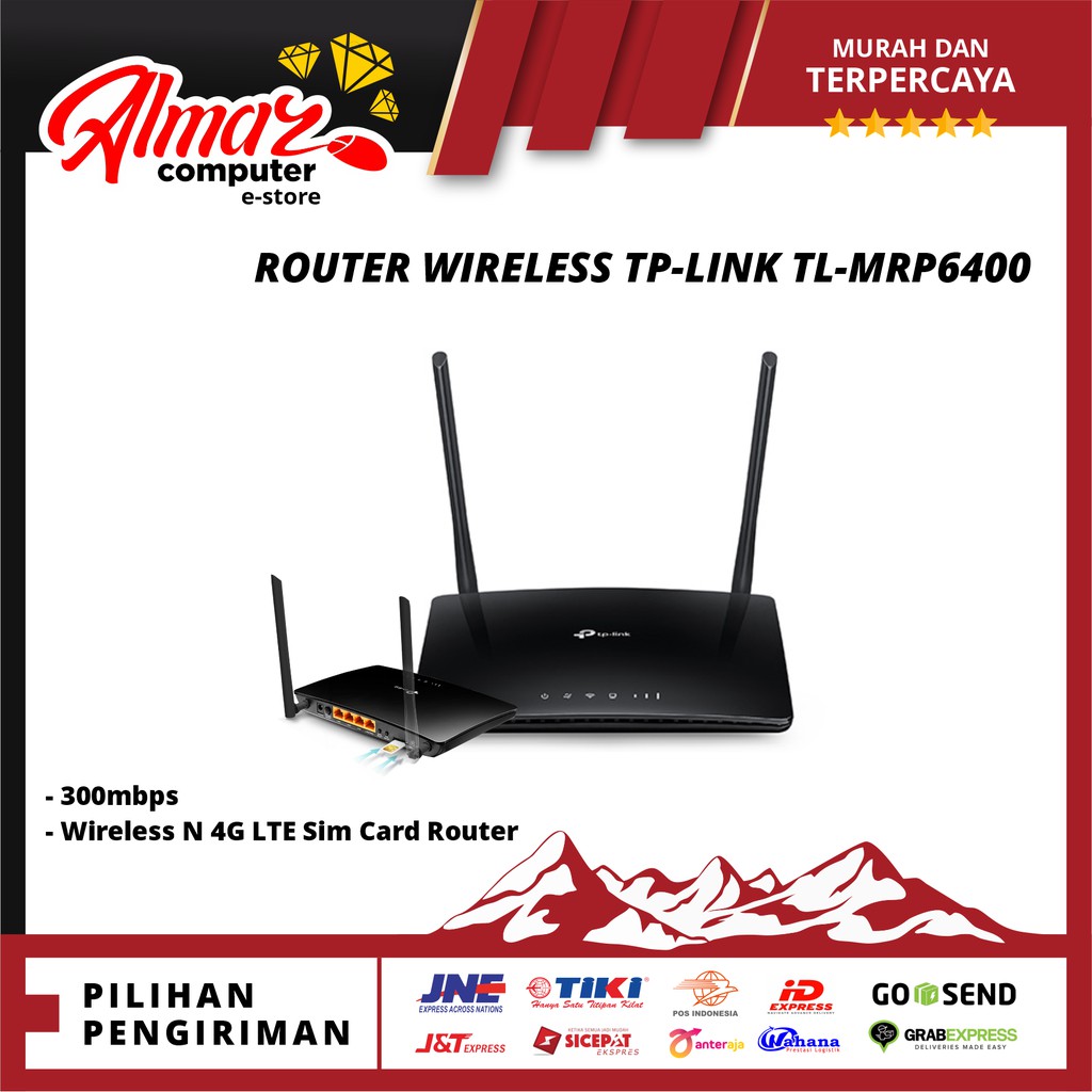 Router Wireless TP-Link TL-MR6400 300 Mbps Wireless N 4G