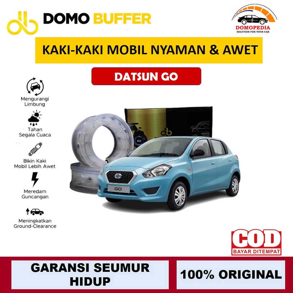 Domo Buffer Datsun Go Karet Spring Damper Shock Mobil Penyangga Per