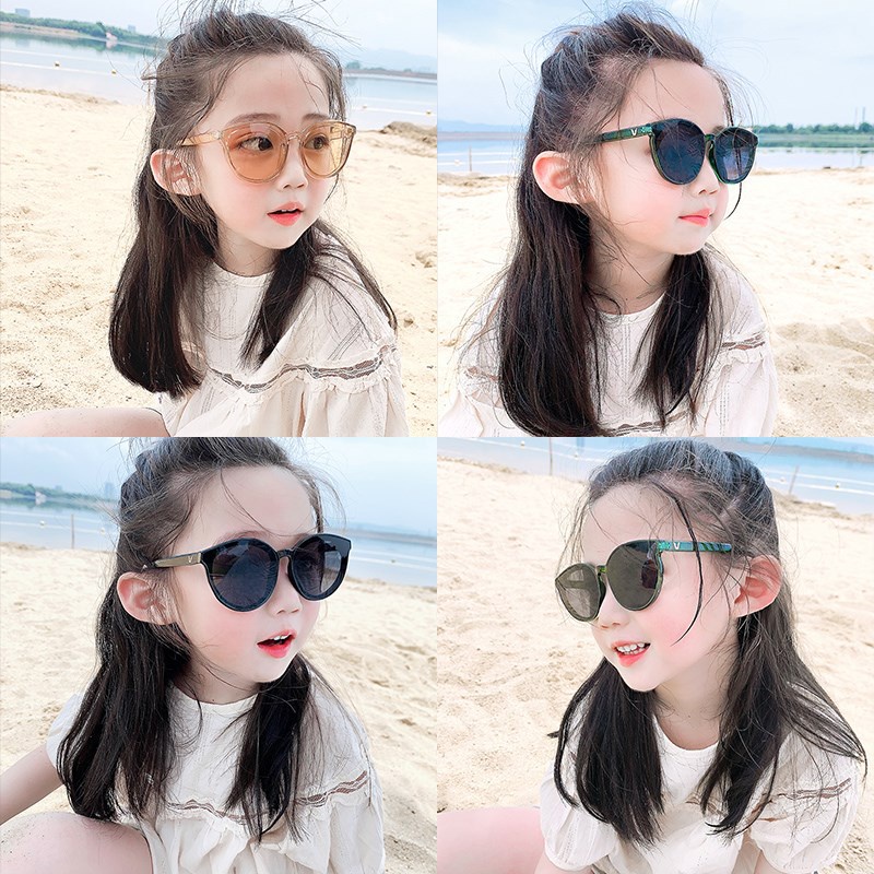 Kacamata hitam Anak Kacamata Fashion Korea Lucu Kacamata Perlindungan UV Berkualitas import