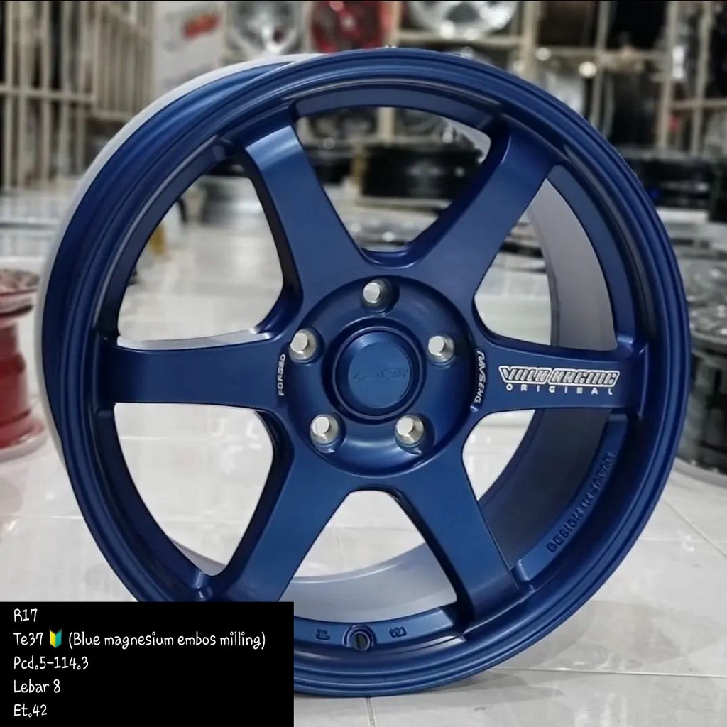 velg mobil racing volk rays te37 ring 17 lebar 8 civic terios xpander hrv innova crv ertiga rush buk