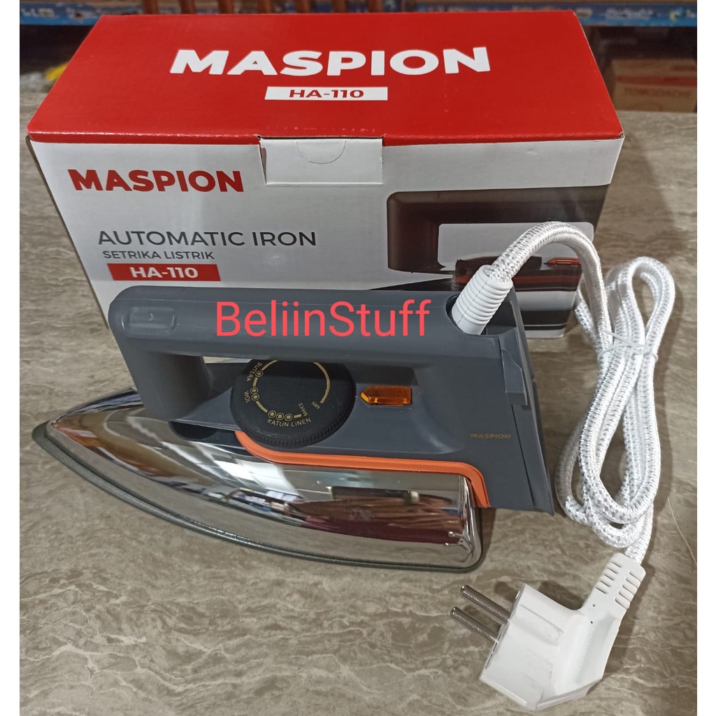 Setrika Listik/ Gosokkan Baju/ Setrika Elektrik &quot;MASPION&quot; HA-110