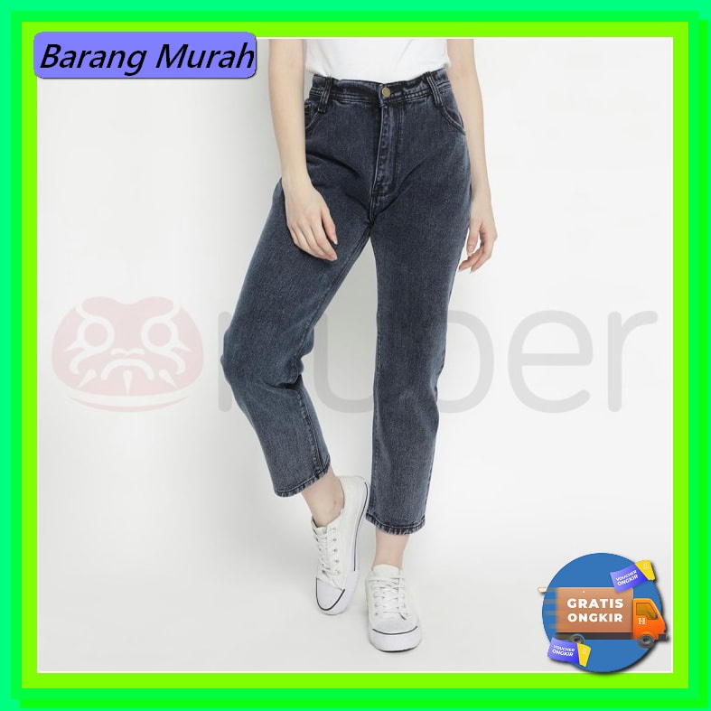 Celana Jins Cewek Kekinian Ukuran Jeans Levis Import Distro Xn599 DV412 Celana Panjang Wanita Jeans