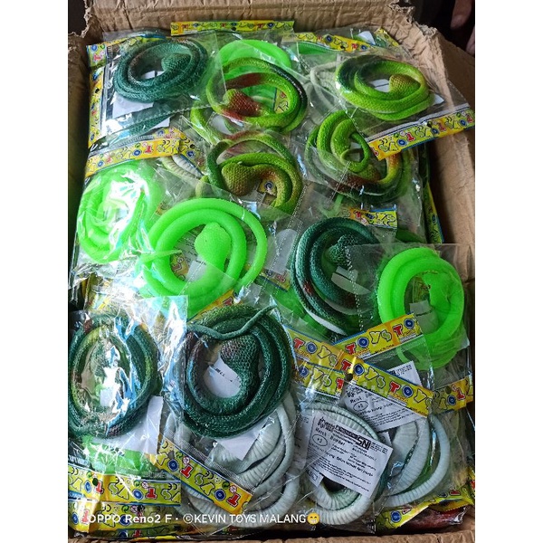 32865 MAINAN ANAK PRANK ULAR COBRA PANJANG 75CM BAHAN KARET LEMBUT SUPER BAGUS / SIMULATION EYE SNAKE