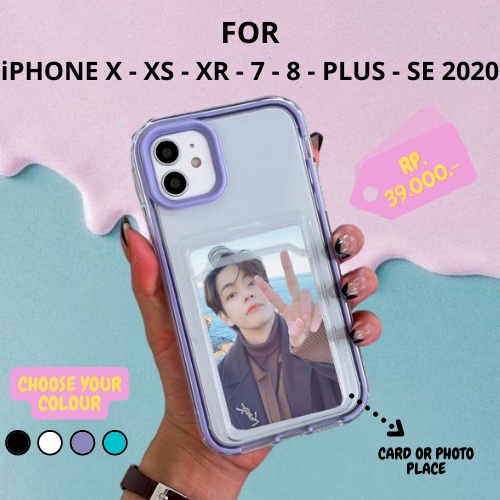 BUMPER case iPhone X - iPhone XS - iPhone XR - iPhone 7 8 - iPhone 7 8 Plus - iPhone SE 2020 softcas