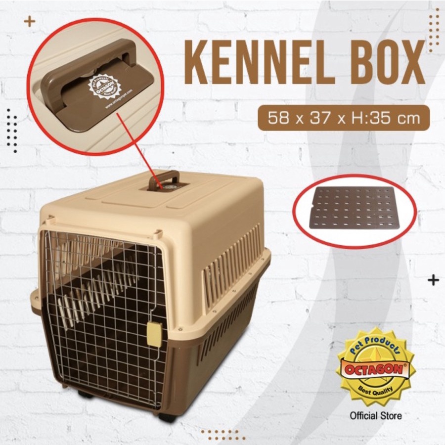 Kennel Box Octagon KN-1020 Pet Cargo Pet Carrier Anjing Kucing