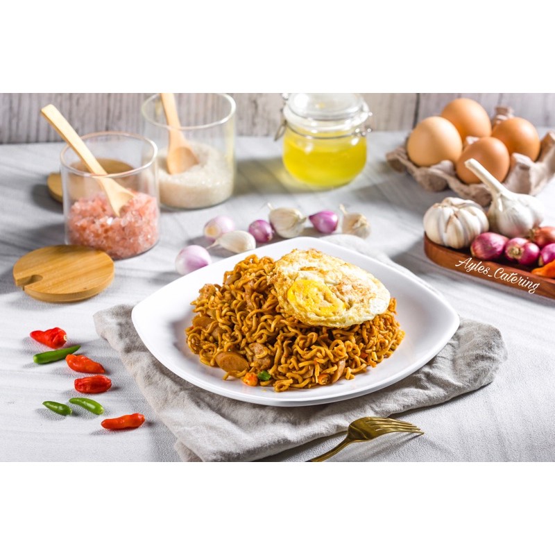 

Mie rebus / goreng klimax pedas mampus