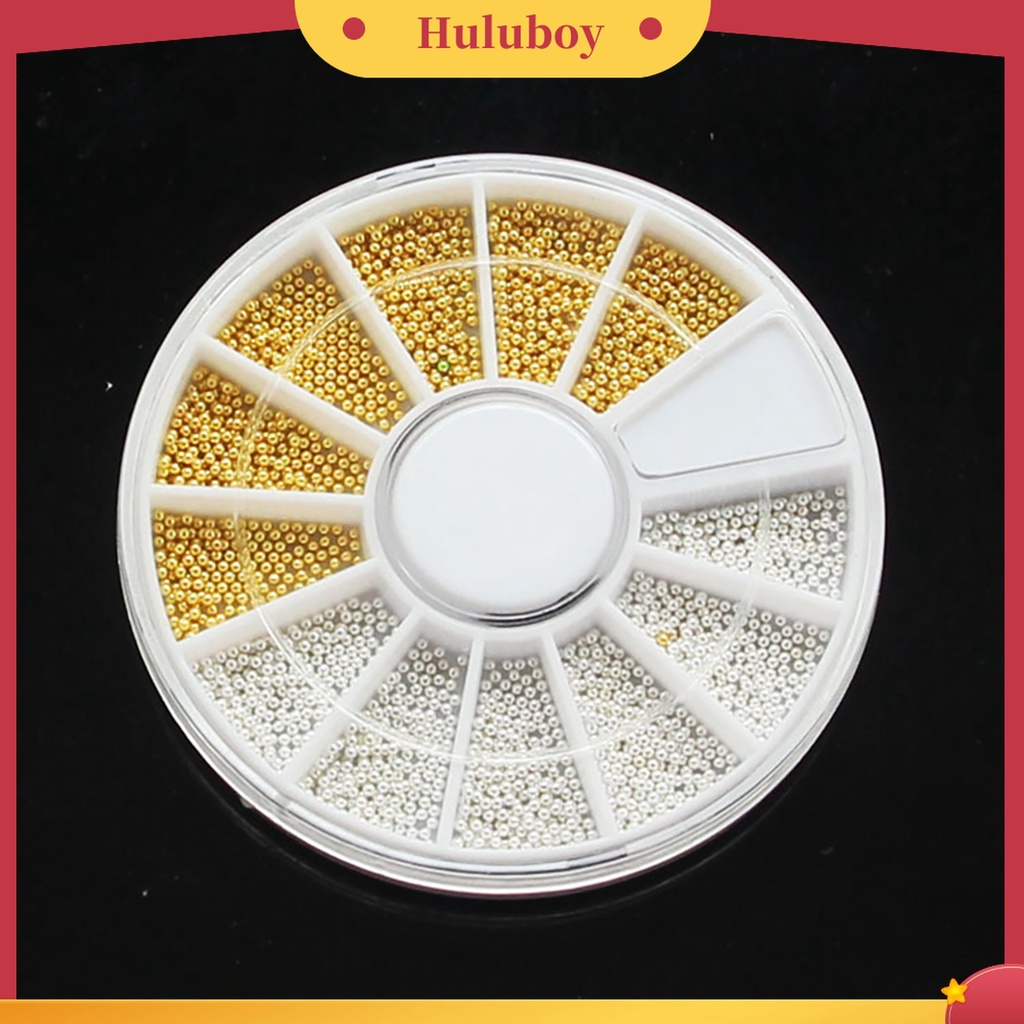 Huluboy Huluboy♡ Manik-manik Metal 3D Multifungsi Untuk Dekorasi Nail Art