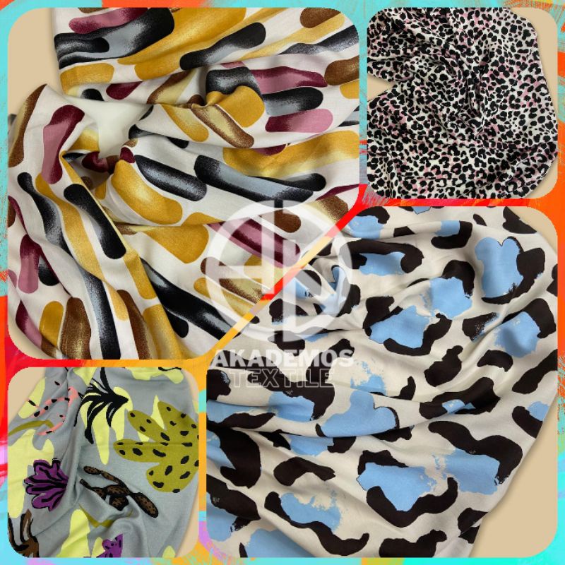 Kain Katun Rayon Viscose Import Premium