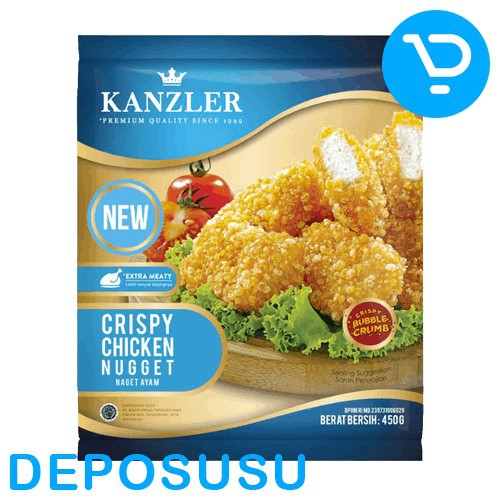 

Kanzler Chicken Nugget Nuget Crispy Krispy Krispi Naget 450g - PROMO MURAH EXP PANJANG